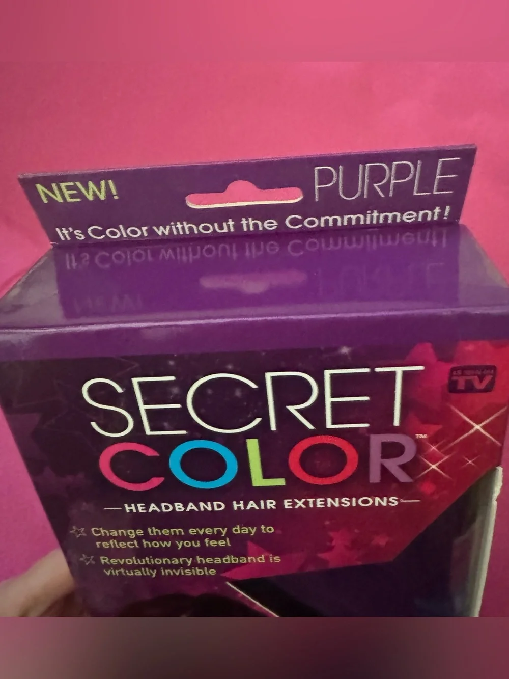 Demi Lovato Merch / Secret Color Headband Hair Extensions Demi Lovato *UNOPENED*